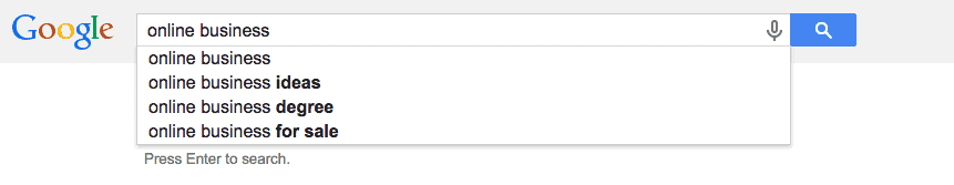 Google Suggest shows just a few suggestions at a time. Follow the suggestions for more longtail keyword ideas.