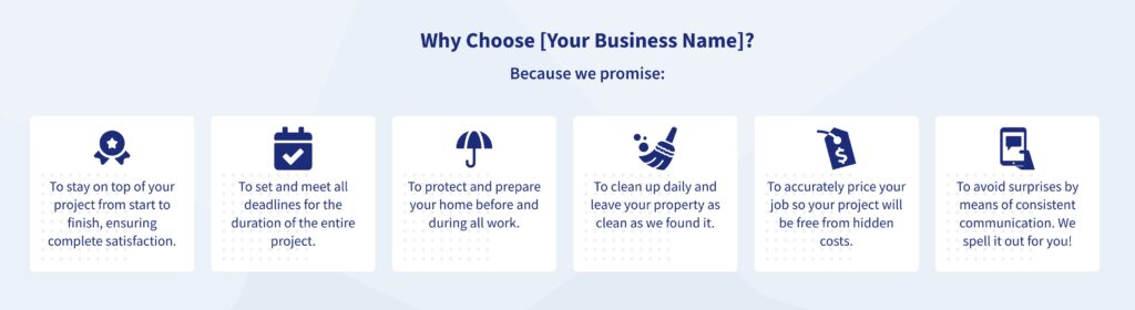 Section 3 WHY CHOOSE US BENEFITS  Optimizing Website Homepages for Businesses